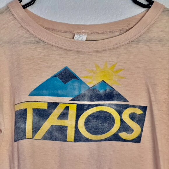 Vintage 80s Taos New Mexico Graphic T-Shirt - Picture 3 of 6